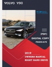 VOLVO V90 2019 OWNERS MANUAL
